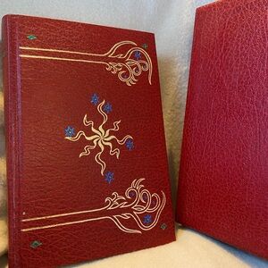 1966 Lord of the Rings, JRR Tolkien, Leather, Collector's HMCO Edition, with Map